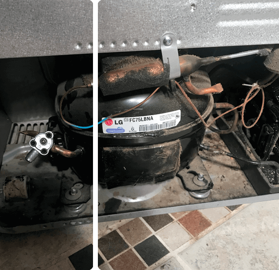 assistencia lg freezer